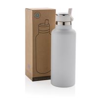 BOTTIGLIA TERMICA RICICLATA CON BECCUCCIO 600ml
